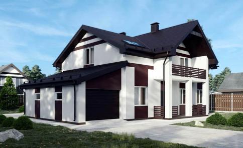 Фото Двухэтажный коттедж с гаражом 208 кв м 3