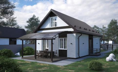 Фото Двухэтажный дом 88 кв м 2