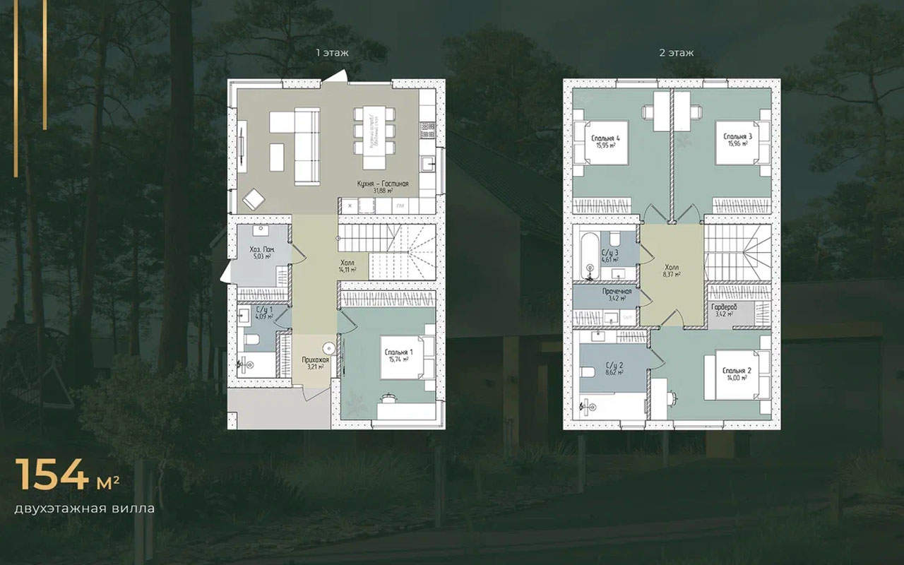 Фото Вилла 154 кв м 2