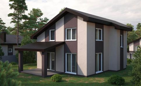 Фото Двухэтажный дом 117 кв м 2